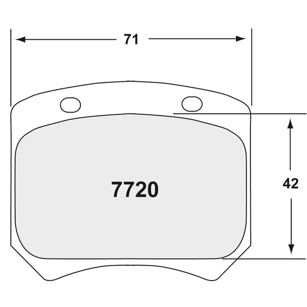 PFC 7720 Rear Brake Pads for AUDI RS3 LMS TCR 2021