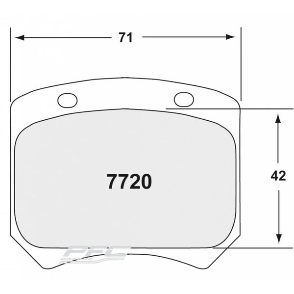 PFC 7720 Rear Brake Pads for AUDI RS3 LMS TCR 2021