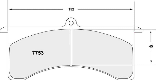 PFC 7753 Brake Pads for Set RACE