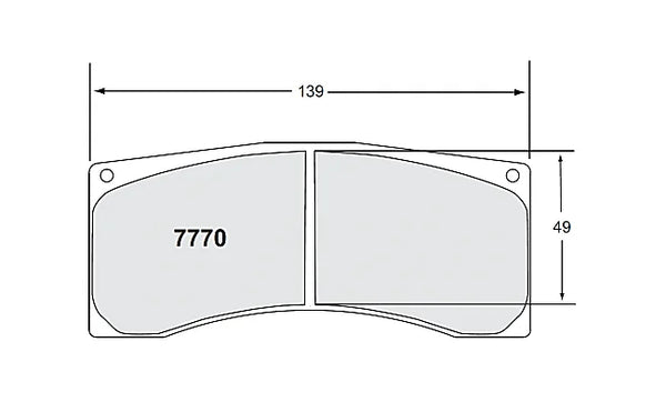 PFC 7770 Rear Brake Pads for RACE