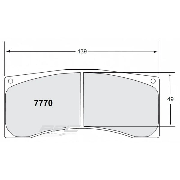 PFC 7770 Rear Brake Pads for RACE