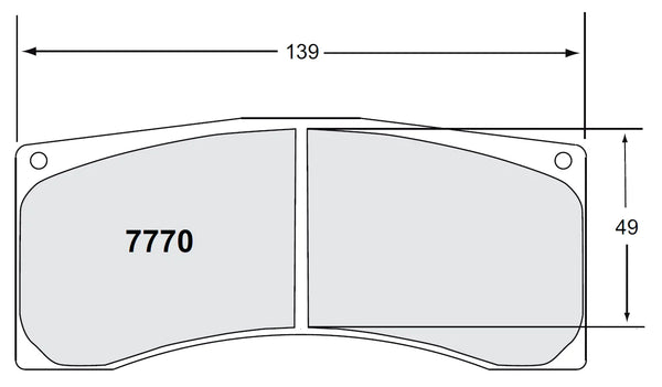 PFC 7770 Rear Brake Pads for RACE