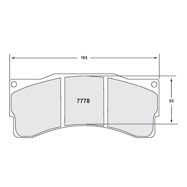 PFC 7778 Front Brake Pads for BMW Z4 GT3
