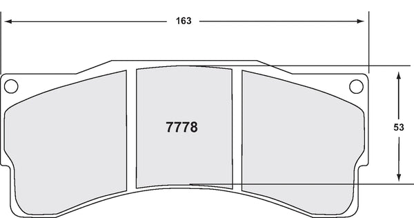 PFC 7778 Front Brake Pads for BMW Z4 GT3