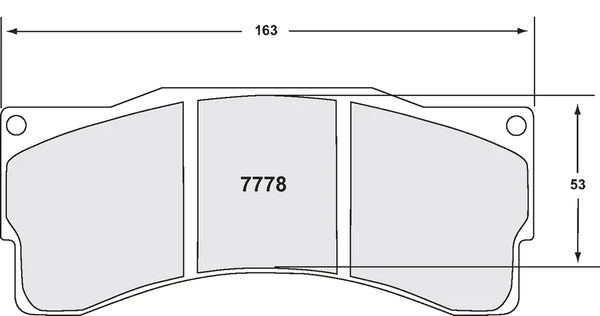 PFC 7778 Front Brake Pads for BMW Z4 GT3