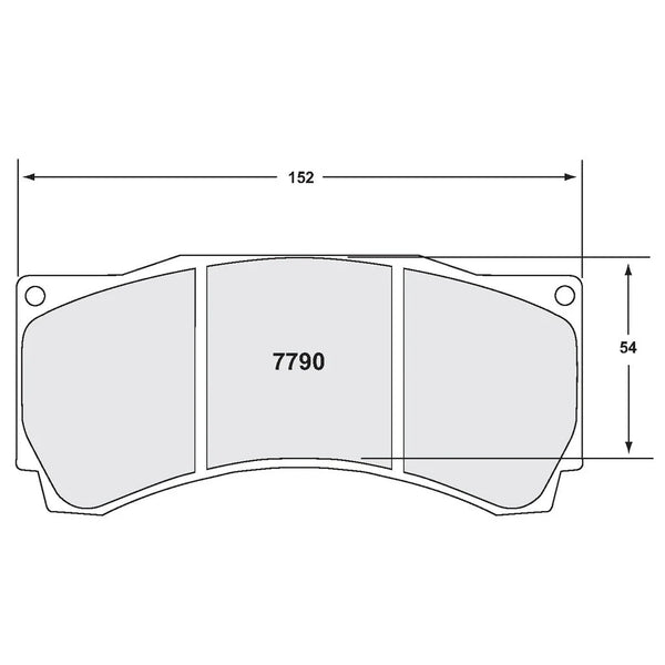 PFC 7790 Front Brake Pads for Caliper AP Racing CP9660