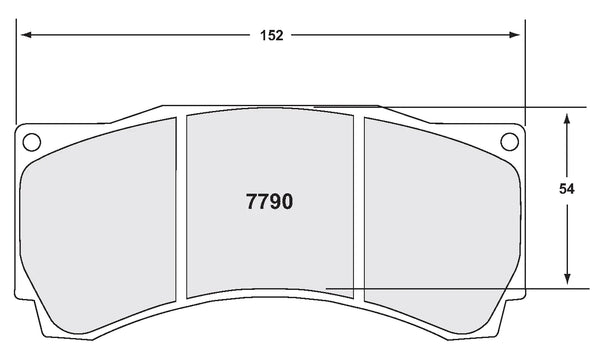 PFC 7790 Front Brake Pads for Caliper AP Racing CP9660