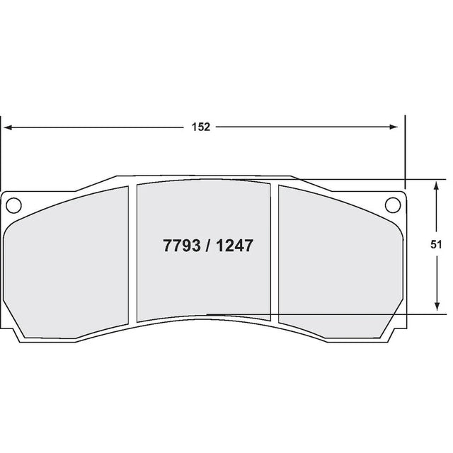 PFC 7793 Front Brake Pads for RENAULT Megane Trophy (Mk2) 2005-2013