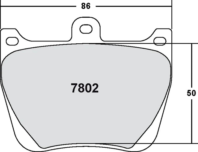PFC 7802 Brake Pads for RR