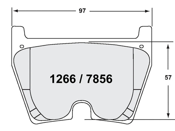 PFC 7856 Front Brake Pads for AUDI R8 / LAMBORGHINI Huracan