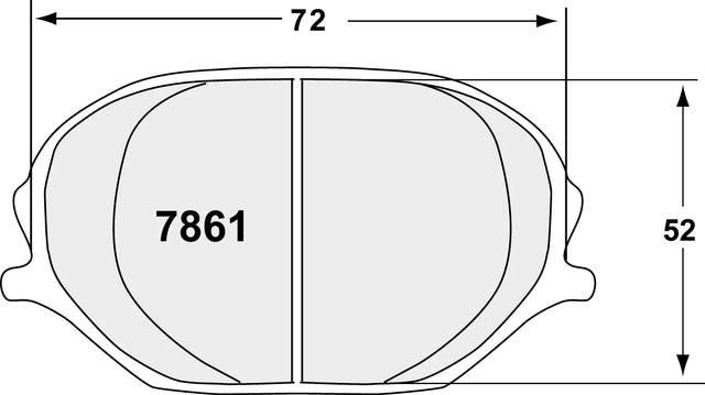 PFC 7861 Brake Pads for ZR31 Caliper