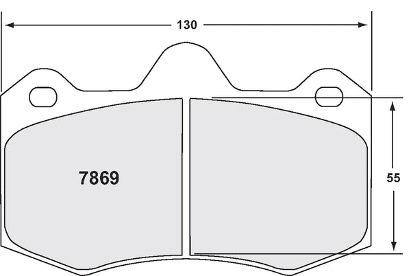 PFC 7869 Front Brake Pads for LOTUS Exige
