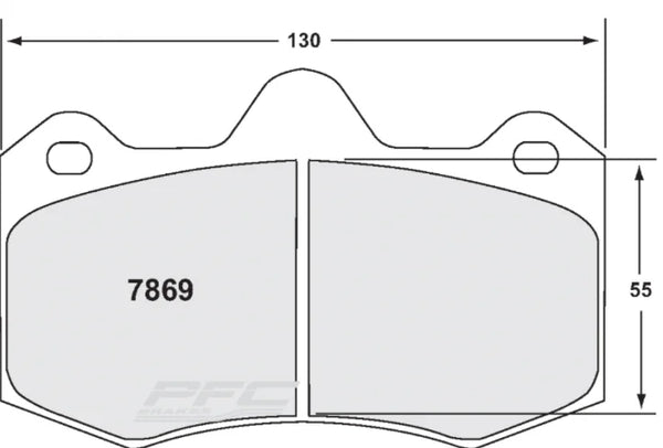 PFC 7869 Front Brake Pads for LOTUS Exige