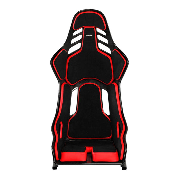 RECARO Podium CF SAB Racing Seat (ABE / FIA 8855-1999) – Left / M / Black Alcantara / Red Leather
