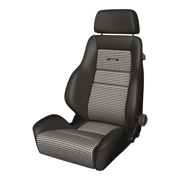 RECARO Classic LS Seat (ABE) – Leather Black / Pepita