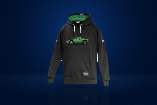 Sparco Lancia Gr.4 Stratos Hoodie – Black / Green