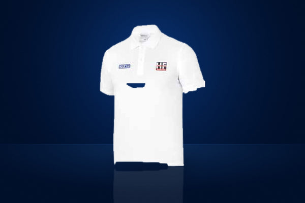 Sparco Lancia HF Squadra Corse Polo Shirt – White