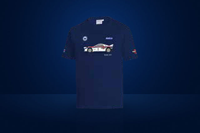 Sparco Lancia Rally 037 Martini Racing T-Shirt – Navy