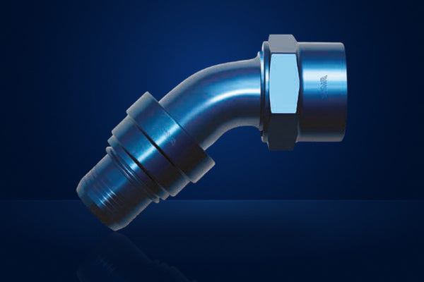 BMRS ProGold Hose End - Female 45° Double Swivel