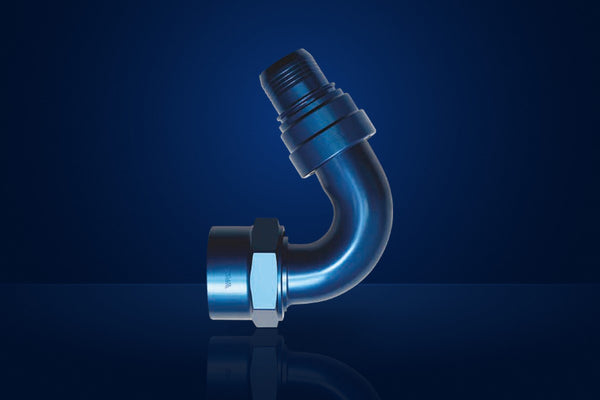 BMRS ProGold Hose End - Female 120° Double Swivel