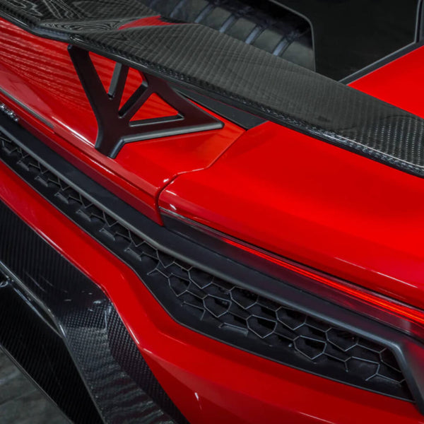 Vorsteiner Wing Blade with Aluminum Uprights Novara Edizione (Gloss Carbon) for Lamborghini Huracan LP610-4 / LP580-2