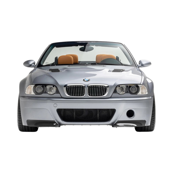 Vorsteiner Front Bumper with 2 Piece Splitter V-CSL (Carbon) for BMW M3 (E46) 2000-2006