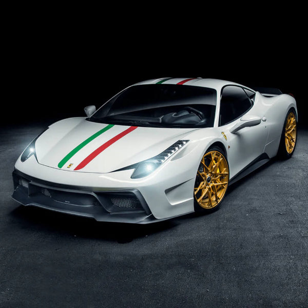 Vorsteiner Front Bumper with Front Spoiler VX AERO (Gloss Carbon) for Ferrari 458 Italia 2009-2015