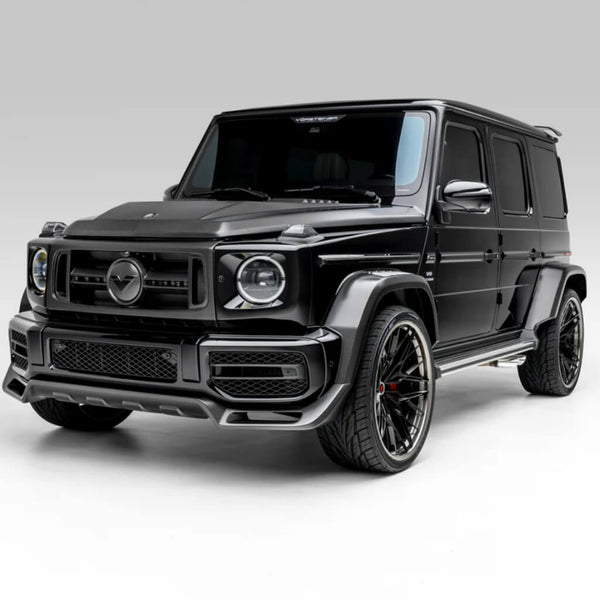 Vorsteiner Front Grille with Separate Center V Part Piece VRS (Satin Carbon) for Mercedes-Benz G63 AMG / G550