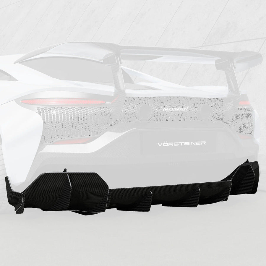 Vorsteiner Rear Diffuser GP-63 (Gloss Carbon) for McLaren Artura 2023+