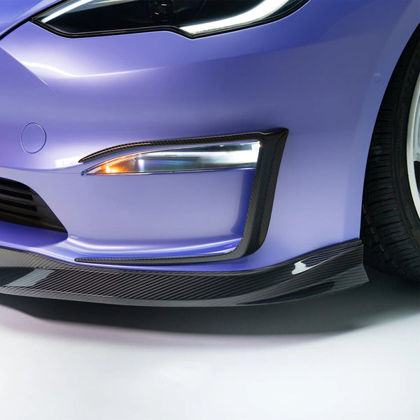 Vorsteiner Front Spoiler VRS (Gloss Carbon) for Tesla Model S Plaid 2021+
