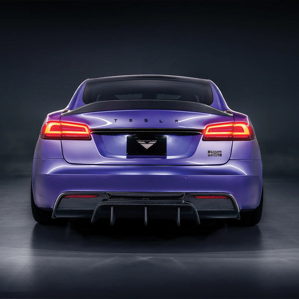 Vorsteiner Rear Diffuser VRS (Gloss Carbon) for Tesla Model S Plaid 2021+