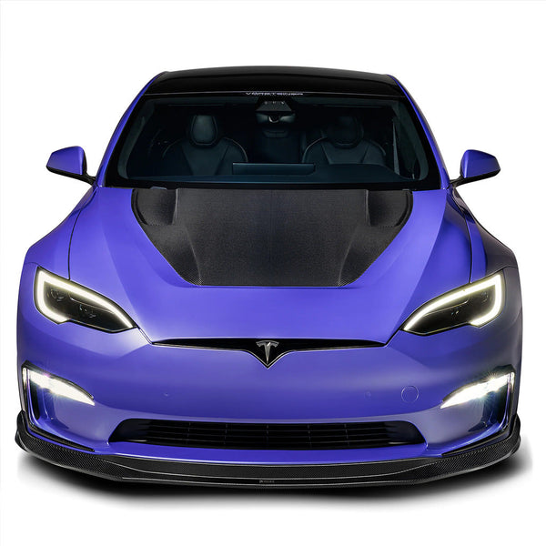 Vorsteiner Hood VRS (Satin Carbon) for Tesla Model S Plaid 2021+