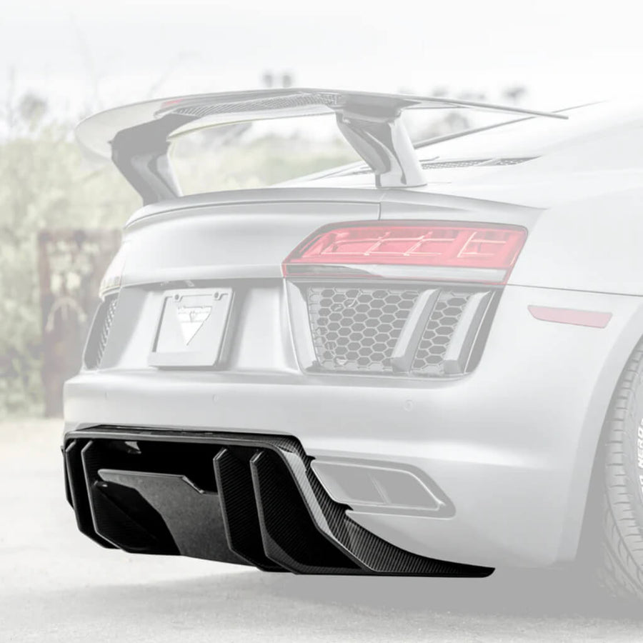 Vorsteiner Rear Diffuser VRS (Gloss Carbon) for Audi R8 2017-2019